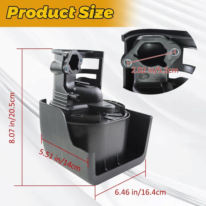 KIKITE GX240 Air Filter Housing Cover Assembly Compatible with Honda GX240 GX270 Engine Air Cleaner Box Replaces 17231-ZH9-820 17410-ze2-020 - Image 2